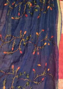 Beautiful Navy Blue Coloured Duppata