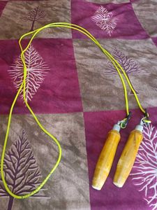 Jump Rope with Wooden Handles