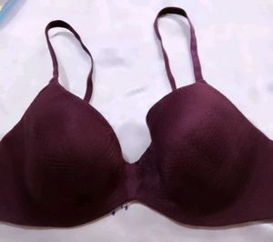 Comfortable Maroon Bra