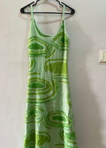 Green Patterned Sundress
