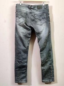 Men's denim light green jeans pant
