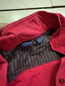 Westbound Red Button-Down Jacket (M)