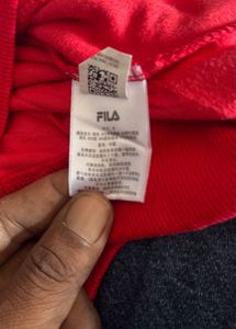 FILA Colorblock Zip-Up Hoodie