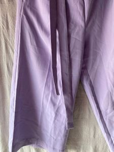 High-Waisted Linen-Blend Cropped Wide-Leg Pants