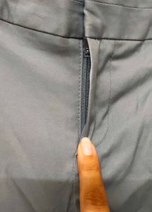 Steel Coloured Imported Trousers
