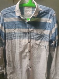 Men's Striped Long Sleeve Shirt