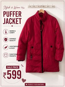 Stylish & Warm Puffer Jacket