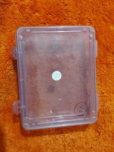 3 Clear Plastic Storage Boxes