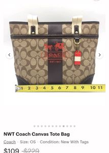 og Coach Signature heritage bag 🤎🧸