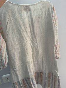 Embroidered Kurta with Tassels