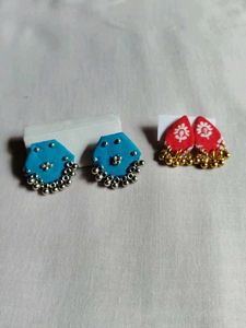 Bohemian Fabric Earrings