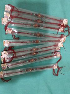 Set of 8 Designer Rakhi Bracelets