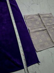 Vibrant Purple Microfiber Towel pake of 2
