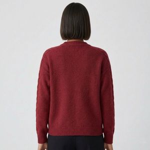 Cozy Cable Knit Button-Up Cardigan