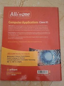 CBSE Class 10 Computer Applications Book (2021-22)
