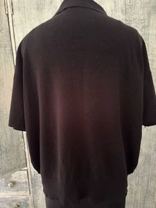 Stylish Two-Tone Collared Top