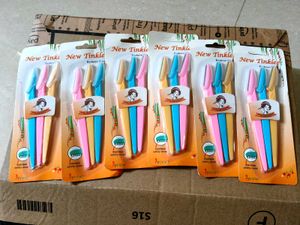 Pack Of 6 New Tinkle Eyebrow Razors