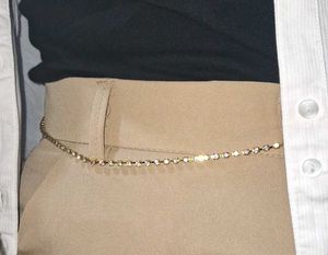 Elegant Crystal Gold Waist Chain