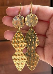Statement Brass Earrings