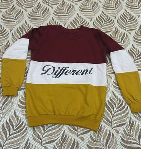 Stylish Color Block Sweatshirt