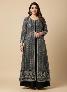 Ethnic Kurta Set with Embellishments