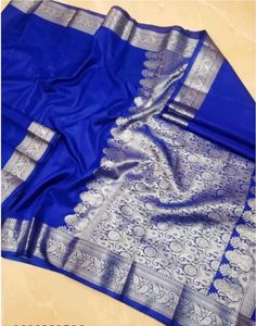 Banarasi satin silk saree. Any color at 599