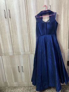 Elegant Navy Blue Gown