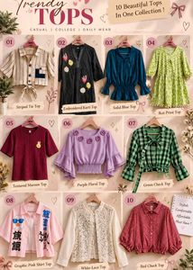 10 Trendy Tops Collection