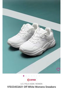 US Polo white sneakers