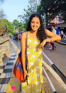 Yellow Floral Print Kurta ( XS)