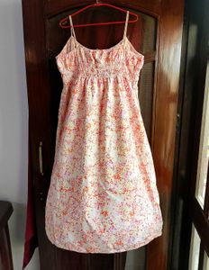 Floral Cotton Midi Dress by H&amp;M
