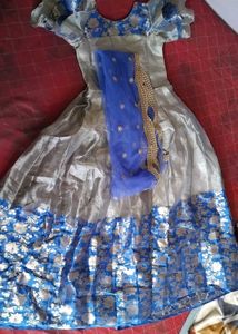 NEW GIRLS LONG FROCK WITH DUPATTA