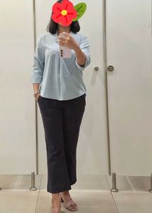 Stylish Royal Blue Formal Pant