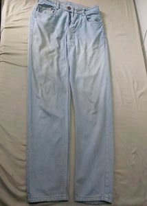 Light Wash Wide Leg Jeans
