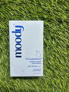 Moody 7D Hydroburst Hybrid Water Sunscreen SPF 50