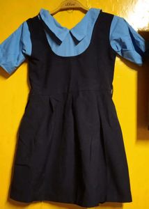 Cute Girls School Uniform Dress