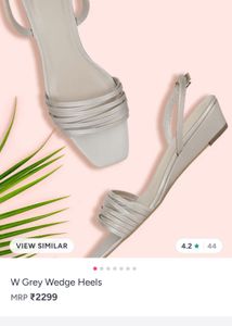 Stylish Golden Wedge Heels