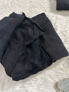 Elegant Black Kurta Set with Dupatta