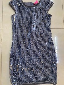 Dark Grey Sequined Dress (5.5 To 6.5)