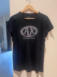 100% original Armani Exchange Logo T-S
