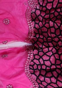 Beautiful two shades net plazzo with sequence embroidery comes with cotton inner..not used even once..brand new