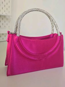🔻PRICE DROP - H&amp;M Hot Pink Satin Bag