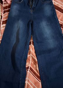 washed blue denim