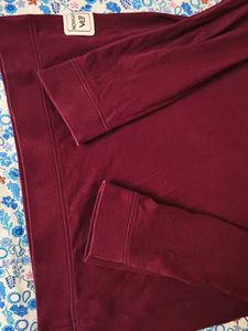 Maroon Long Sleeve Top