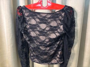 Elegant Lace Long Sleeve Top