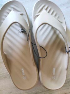 Comfortable Beige Flip-Flops