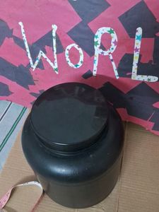Black Supplement Container
