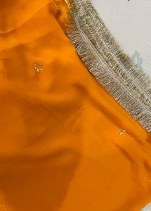 Vibrant Orange Floor length Anarkali suit n Dupatt