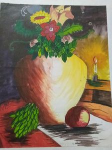 Hand Drawing Watercolor Picture