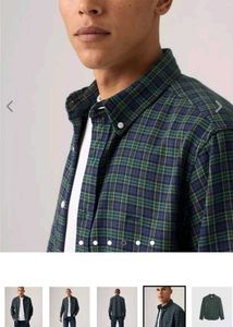 Levi's Plaid Flannel Button-Down Shirt